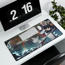 Load image into Gallery viewer, Sword Art Online Kazuto Kirigaya, Asuna Yuuki Mouse Pad (Desk Mat) With Laptop