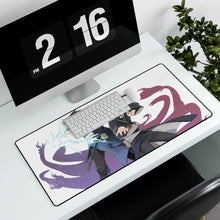 Load image into Gallery viewer, Sasuke and Itachi (Naruto) Mouse Pad (Desk Mat) With Laptop