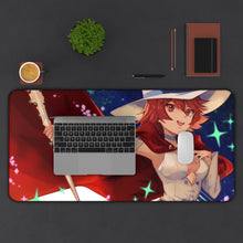 Load image into Gallery viewer, Little Witch Academia Computer Keyboard Pad, Ursula Callistis Mouse Pad (Desk Mat) With Laptop