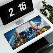 Load image into Gallery viewer, Anime One-Punch Man Mouse Pad (Desk Mat) With Laptop