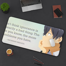 Load image into Gallery viewer, My Teen Romantic Comedy SNAFU Hachiman Hikigaya Mouse Pad (Desk Mat) On Desk