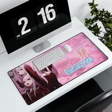 Load image into Gallery viewer, Zero Two Mouse Pad (Desk Mat) With Laptop
