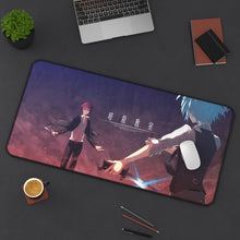 Load image into Gallery viewer, Karma Akabane VS Nagisa Shiota fight Mouse Pad (Desk Mat) On Desk