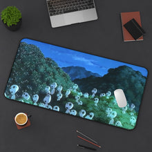 Load image into Gallery viewer, Princess Mononoke Mouse Pad (Desk Mat) On Desk