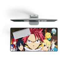 Load image into Gallery viewer, Fairy Tail Natsu Dragneel, Erza Scarlet, Lucy Heartfilia, Happy, Wendy Marvell Mouse Pad (Desk Mat) On Desk
