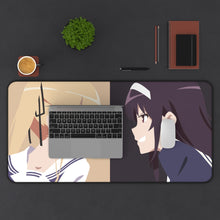 Load image into Gallery viewer, Saekano: How To Raise A Boring Girlfriend Mouse Pad (Desk Mat) With Laptop