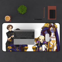 Load image into Gallery viewer, Code Geass Lelouch Lamperouge Mouse Pad (Desk Mat) With Laptop