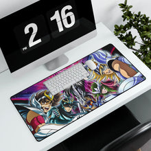 Load image into Gallery viewer, Bronze Saints and Hades Mouse Pad (Desk Mat) With Laptop