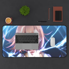 Load image into Gallery viewer, A Certain Magical Index Mikoto Misaka Mouse Pad (Desk Mat) With Laptop