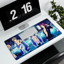 Load image into Gallery viewer, Free! Makoto Tachibana, Haruka Nanase, Nagisa Hazuki, Gou Matsuoka Mouse Pad (Desk Mat) With Laptop