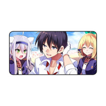 Load image into Gallery viewer, Rokudenashi Majutsu Koushi To Akashic Records Sistine Fibel, Glenn Radars, Rumia Tingel Mouse Pad (Desk Mat)
