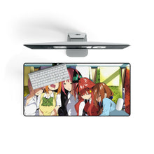 Load image into Gallery viewer, The Quintessential Quintuplets Mouse Pad (Desk Mat) On Desk