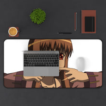Load image into Gallery viewer, Spice And Wolf Mouse Pad (Desk Mat) With Laptop
