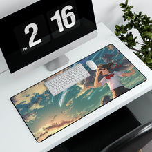 Load image into Gallery viewer, Your Name. Mouse Pad (Desk Mat) With Laptop