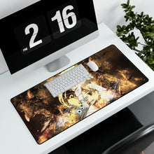 Load image into Gallery viewer, Natsu and Happy Mouse Pad (Desk Mat) With Laptop