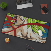 Load image into Gallery viewer, Broly got punished Mouse Pad (Desk Mat) On Desk