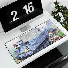 Load image into Gallery viewer, Girls und Panzer Mouse Pad (Desk Mat) With Laptop