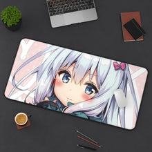 Load image into Gallery viewer, EroManga-Sensei Mouse Pad (Desk Mat) On Desk