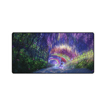 Load image into Gallery viewer, Anime Girl in Wisteria Garden Mouse Pad (Desk Mat)