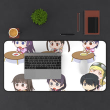 Load image into Gallery viewer, Monogatari (Series) Mouse Pad (Desk Mat) With Laptop