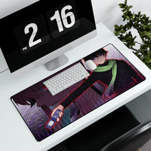 Load image into Gallery viewer, Mirai Nikki Yuno Gasai, Yukiteru Amano Mouse Pad (Desk Mat) With Laptop