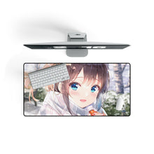 Load image into Gallery viewer, Anime Girl Mouse Pad (Desk Mat) On Desk