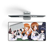 Load image into Gallery viewer, Girls und Panzer Mouse Pad (Desk Mat) On Desk