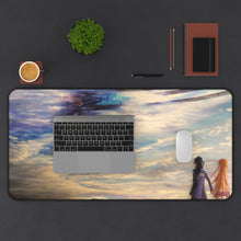 Load image into Gallery viewer, Sword Art Online Kazuto Kirigaya, Asuna Yuuki Mouse Pad (Desk Mat) With Laptop