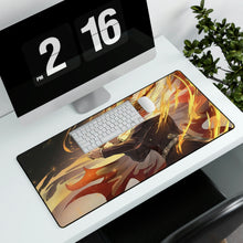 Load image into Gallery viewer, Kyojuro Rengoku Hashira Demon Mouse Pad (Desk Mat)