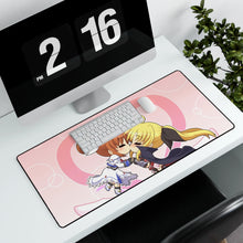 Load image into Gallery viewer, Magical Girl Lyrical Nanoha Mouse Pad (Desk Mat) With Laptop
