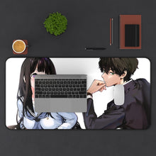 Load image into Gallery viewer, Hyouka Eru Chitanda Mouse Pad (Desk Mat) With Laptop