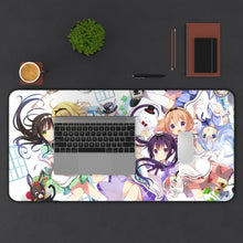 Load image into Gallery viewer, Is The Order A Rabbit? Mouse Pad (Desk Mat) With Laptop