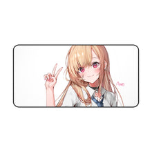 Load image into Gallery viewer, Marin Kitagawa doing the peace sign. Mouse Pad (Desk Mat)