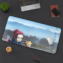 Load image into Gallery viewer, Laid-Back Camp Mouse Pad (Desk Mat) On Desk