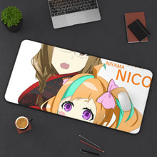 Load image into Gallery viewer, Kiznaiver Niko Niiyama, Honoka Maki Mouse Pad (Desk Mat) On Desk
