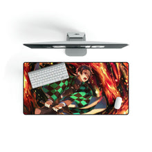 Load image into Gallery viewer, Tanjiro Kamado, Flame, Katana, Kimetsu no Yaiba, Mouse Pad (Desk Mat)