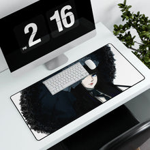 Load image into Gallery viewer, Girl with Umbrella Mouse Pad (Desk Mat) With Laptop