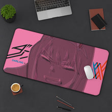 Load image into Gallery viewer, Zero Two (Darling in the FranXX) Mouse Pad (Desk Mat) On Desk