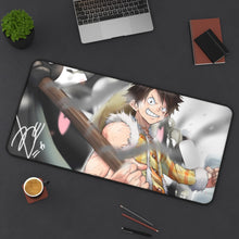 Load image into Gallery viewer, One Piece Monkey D. Luffy Mouse Pad (Desk Mat) With Laptop