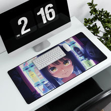 Load image into Gallery viewer, Mieruko-chan Mouse Pad (Desk Mat) With Laptop