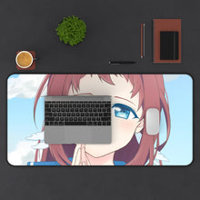 Load image into Gallery viewer, Nagi No Asukara Mouse Pad (Desk Mat) With Laptop