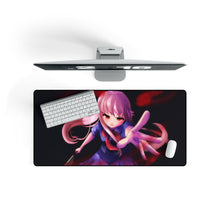 Load image into Gallery viewer, Mirai Nikki Yuno Gasai Mouse Pad (Desk Mat) On Desk