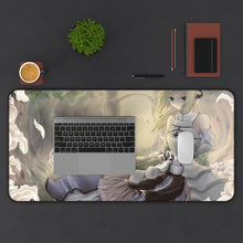 Load image into Gallery viewer, Saber Lily Mouse Pad (Desk Mat) With Laptop