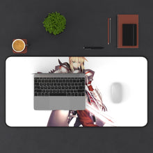 Load image into Gallery viewer, Fate/Apocrypha Saber Of Red Mouse Pad (Desk Mat) With Laptop