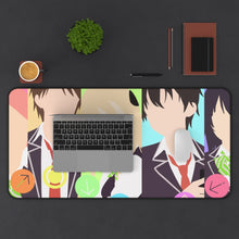 Load image into Gallery viewer, Gamers! Karen Tendou, Chiaki Hoshinomori, Aguri, Keita Amano, Tasuku Uehara Mouse Pad (Desk Mat) With Laptop