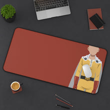 Load image into Gallery viewer, Saitama Mouse Pad (Desk Mat) On Desk