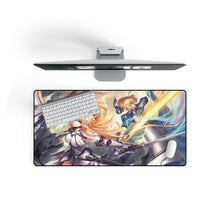 Load image into Gallery viewer, Fate/Grand Order Saber Mouse Pad (Desk Mat) With Laptop