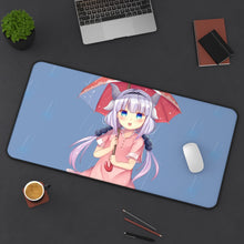 Load image into Gallery viewer, Miss Kobayashi's Dragon Maid Kanna Kamui, Kobayashi San Chi No Maid Dragon Mouse Pad (Desk Mat) On Desk