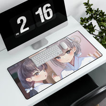 Load image into Gallery viewer, Anime Girl Mouse Pad (Desk Mat) With Laptop