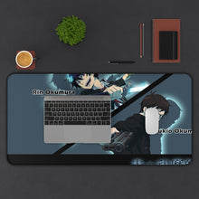 Load image into Gallery viewer, Rin and Yukio Okumura Mouse Pad (Desk Mat) With Laptop